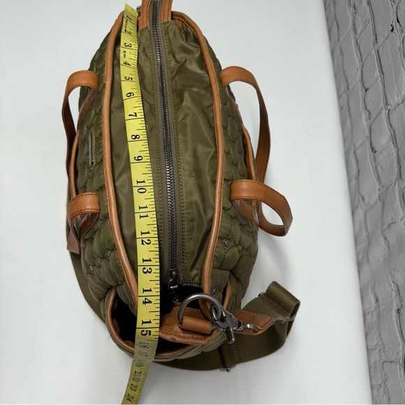 Rebecca Minkoff bay diaper bag Stylish Olive Green Quilted - Picture 4 of 12